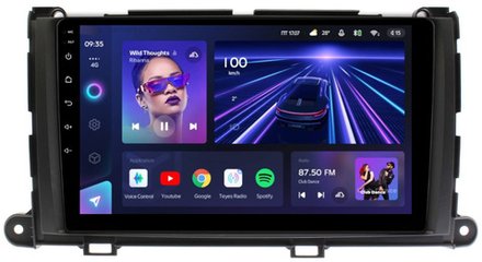 Магнитола для Toyota Sienna 3 2010-2014 - Teyes CC3 Android 10, ТОП процессор, 4/32 Гб, CarPlay, SIM-слот