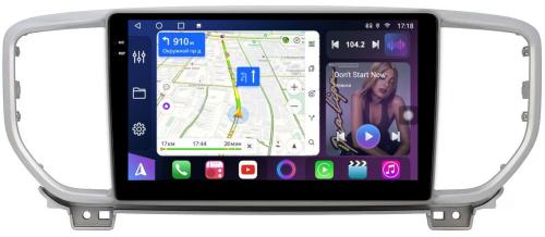 Магнитола для KIA Sportage 4 2018-2021 - FarCar 1143M монитор 9.5" QLED на Android 14, TS18, CarPlay, 4G SIM-слот