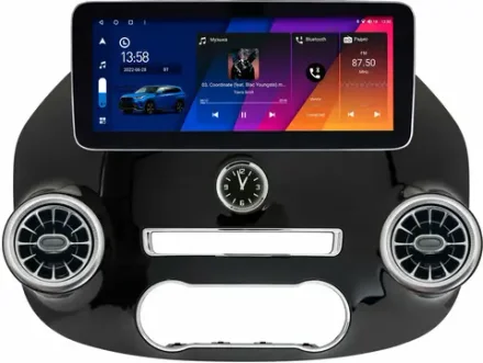Магнитола для Mercedes-Benz Vito 2014-2023 - Canbox H-Line 0047 монитор 12.3" QLED в стиле MERCEDES на Android 10, ТОП-процессор, CarPlay, 4G SIM-слот