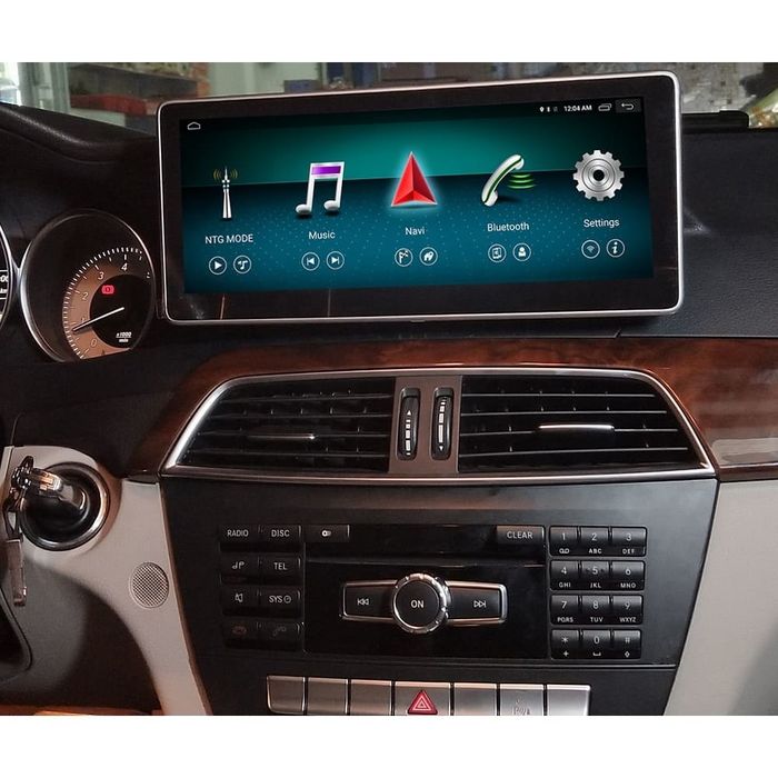 Магнитола для Mercedes-Benz C-класс W204 2011-2014 NTG 4.5 - Kuberg XN-M1006 на Android 11, 4Гб+64Гб, 4G SIM-слот