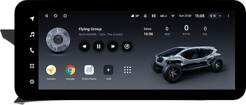 Магнитола для Mercedes Benz С W204 2011-2014 NTG 4.5 - Teyes LUX ONE ROUND монитор 12.3" 2K QLED на Android 10, CarPlay, 4G SIM-слот