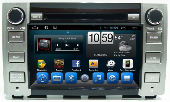 Магнитола для Toyota Tundra 2 2013-2022 - Kuberg KR-8091-S9 на Android 8, 8-ЯДЕР, 4ГБ-64ГБ, SIM-слот