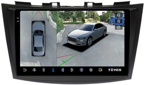 Магнитола для Suzuki Swift 4 2010-2015 - Teyes CC3-2K-360 на Android 10, 2K QLED, 6Гб+128Гб, CarPlay, 4G SIM-слот, 4 камеры в комплекте