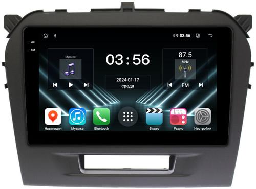 Магнитола для Suzuki Vitara 2014-2022 (без штатной КЗВ) - FarCar S280 монитор 9.5" IPS на Android 13, CarPlay
