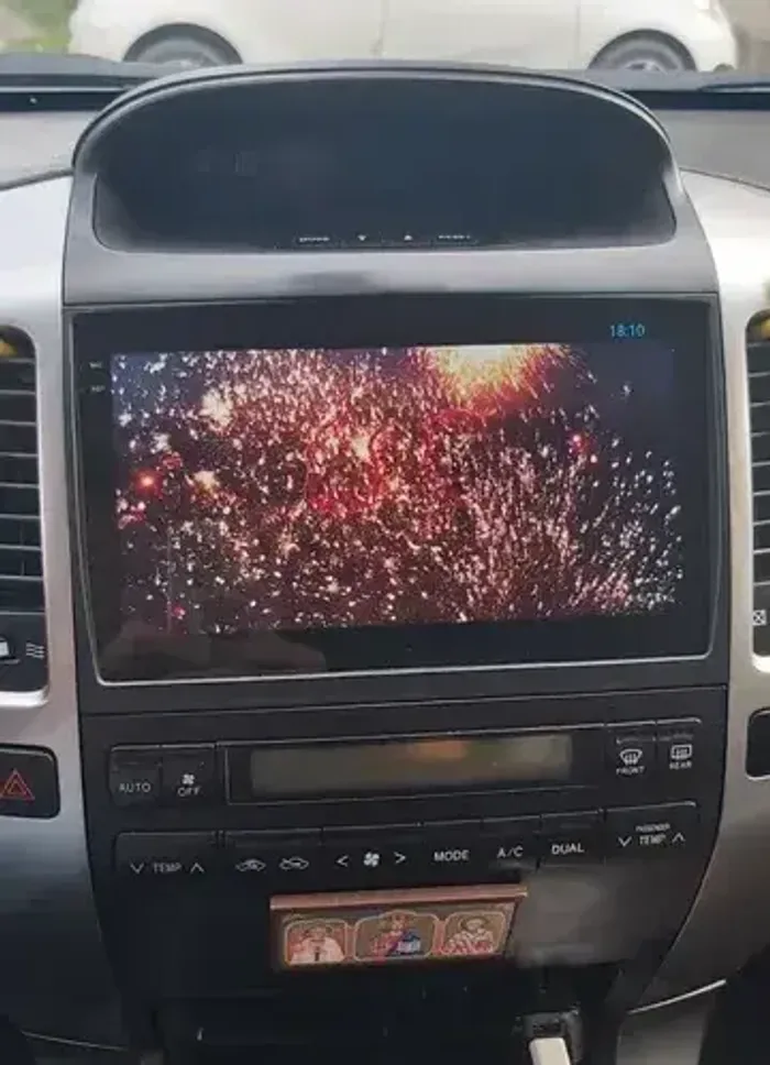 Магнитола для Toyota Land Cruiser Prado 120, Lexus GX470 (экран климата внизу) - Airok RX-1105 Android 13, ТОП процессор, 8/128, SIM-слот