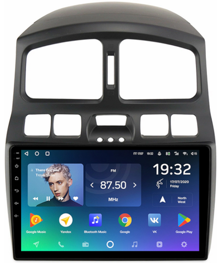 Магнитола для Hyundai Santa Fe 2000-2013 - Teyes CC2 PLUS Android 10, ТОП процессор, 4-64, SIM-слот