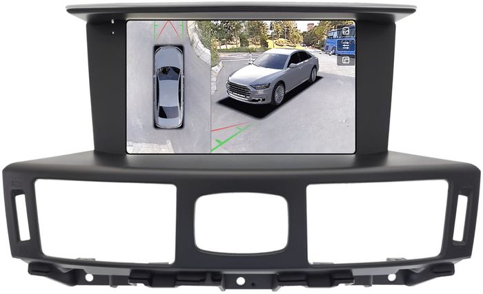 Магнитола для Infiniti Q70 M25 M37 2009-2016 - Teyes CC3-2K-360 монитор 9.5" 2K QLED на Android 10, 6Гб+128Гб, CarPlay, 4G SIM-слот, 4 камеры в комплекте