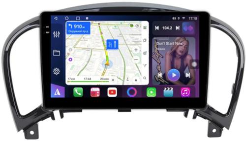 Магнитола для Nissan Juke 2011-2019 - FarCar 749M монитор 9.5" QLED на Android 14, TS18, CarPlay, 4G SIM-слот