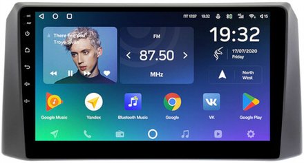 Магнитола для УАЗ Патриот Пикап Профи 2016+ (рамка тип 1) - Teyes CC2 PLUS монитор 9" QLED на Android 10, ТОП процессор, 4Гб+64Гб, 4G SIM-слот