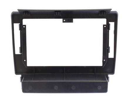 Комплект рамки с разъёмами 10" Toyota Alphard H20, Vellfire 2008-2014 (с JBL, 360 или 1 камерой)накладка черная