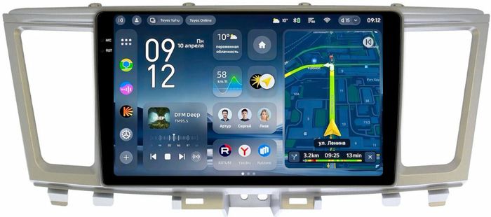 Магнитола для Infiniti QX60, JX35 2012-2016 (пластиковый верх) - Teyes CC4-PRO монитор 9.5" 2K QLED на Android 13, Быстрейшая, Snapdragon 778G, ИИ, CarPlay, DSP, 4G SIM-слот