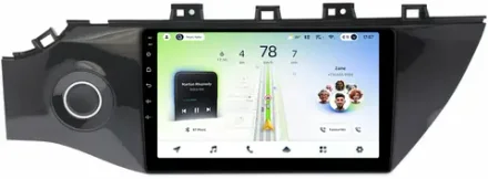 Магнитола для KIA Rio 4, Rio X-Line 2017-2020 (рамка с кнопкой) - Teyes CC4L монитор 9" IPS на Android 14, Snapdragon 662, CarPlay, 4G SIM-слот