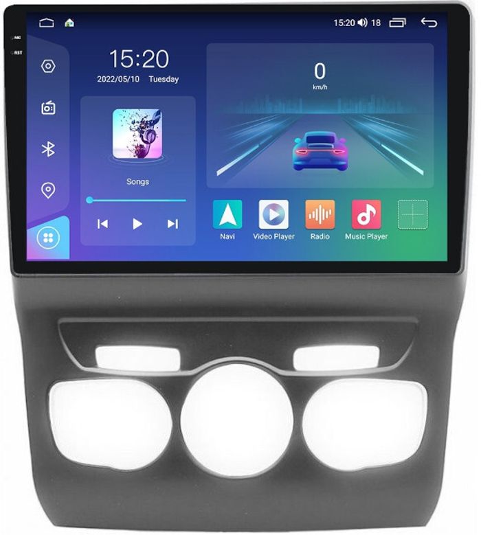 Магнитола для Citroen C4/DS4 2010+ - Parafar PF554LUX2U2K на Android 13, QLED+2K, ТОП процессор, 8Гб+128Гб, CarPlay, 4G SIM-слот