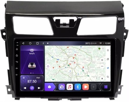 Магнитола для Nissan Teana L33 2014-2016 - Kuberg OL-1665 QLed, Android 12, TS10, CarPlay, 4G SIM-слот