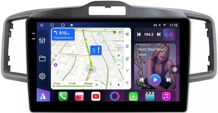 Магнитола для Honda Freed, Freed Spike 2008-2016 (планшет внизу) - FarCar 9518F2 монитор 10.36" QLED на Android 14, TS18, CarPlay, 4G SIM-слот