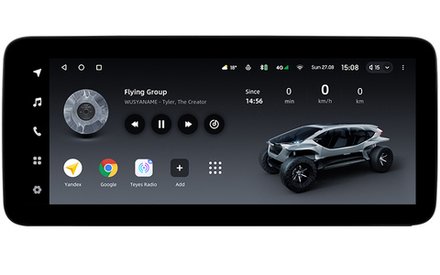 Магнитола для Lexus NX200, NX300 2017-2021 (без 360) - Teyes LUX ONE ROUND 2K QLED 12.3" монитор на Android 10, CarPlay, 4G SIM-слот
