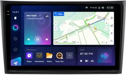 Магнитола для Volvo XC90 2002-2014 (рамка 10 вниз) - Teyes CC3-2K на Android 10, 2K QLED, ТОП процессор, CarPlay, 4G SIM-слот