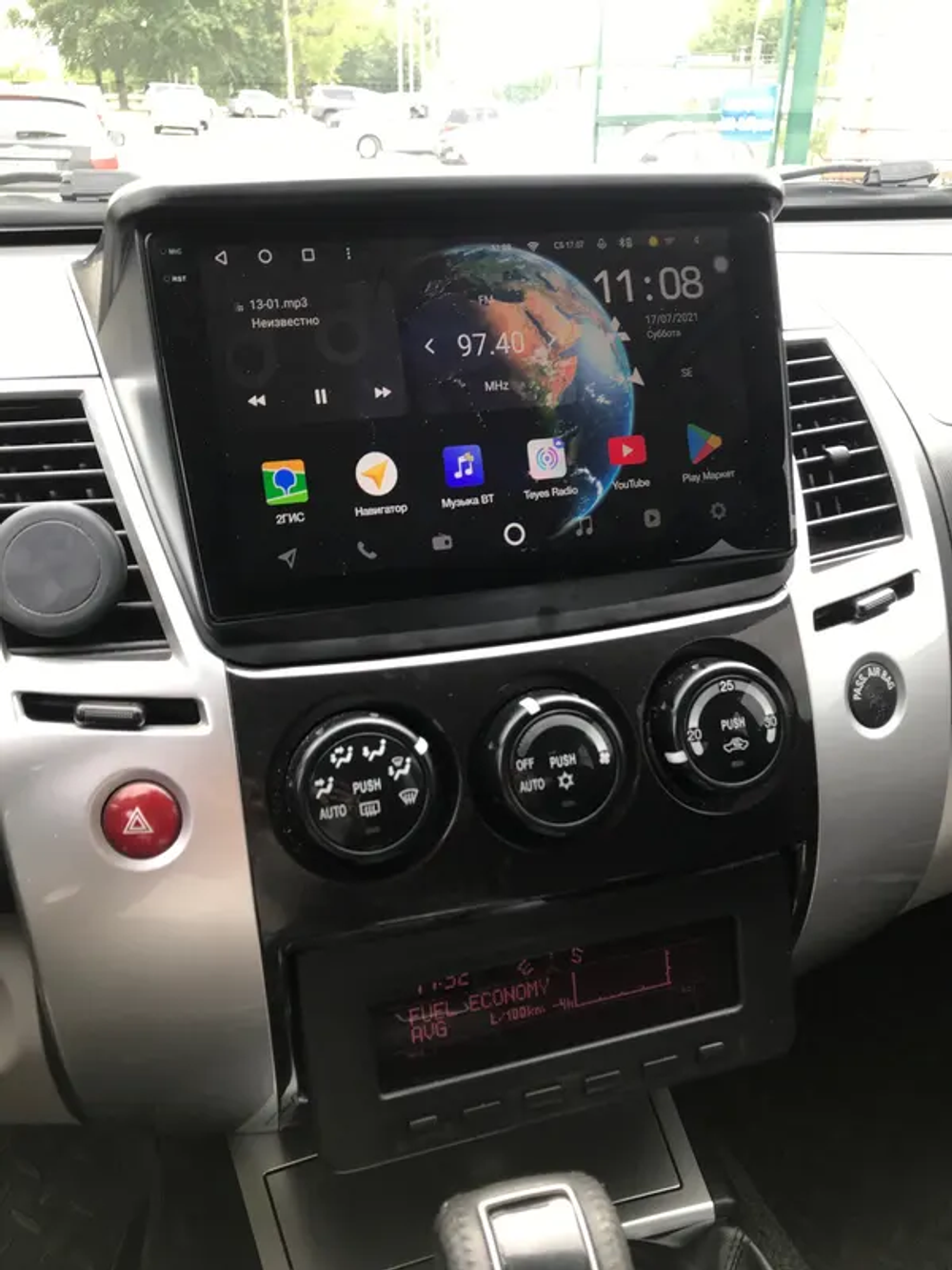 Магнитола для Mitsubishi L200, Pajero Sport 2006-2016 - Airoc 2K AU-2605 на Android 13, TS20, 12/512Гб, SIM-слот