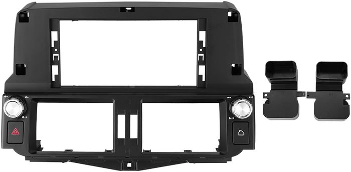 Магнитола для Toyota Land Cruiser Prado 150 2009-2013 (поддержка JBL, рамка LUX) - FarCar монитор 12.3" 2K QLED на Android 14, TS10, CarPlay, 4G SIM-слот