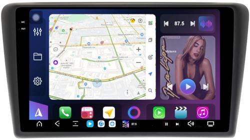 Магнитола для Skoda Rapid 1 2012-2020 (рамка тип 1) - FarCar XXL9-9580F1 монитор 9.5" 2K QLED на Android 14, TS20, 8+256Гб, CarPlay, 4G SIM-слот