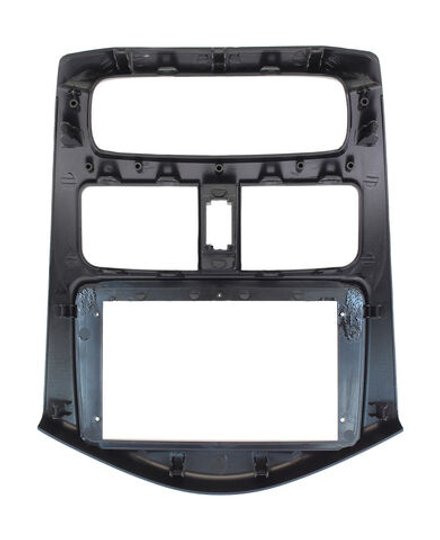Комплект рамки с разъёмами 9" Chevrolet Spark, Ravon R2 (M300) 2009-2016 (глянец)【F1】