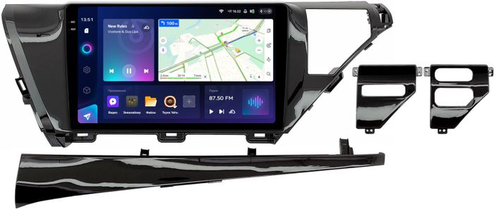 Магнитола для Toyota Camry 70 2017-2021 (без JBL) - Teyes CC3-2K монитор 10.36" 2K QLED на Android 10, ТОП процессор, CarPlay, 4G SIM-слот