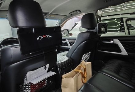 Комплект мониторов на подголовник для Lexus и Toyota - RDL-LC 1269 Black с сенсорным экраном 12,3” (1920 х 720 пикселей, Android 11, 8+128Gb, 4G)