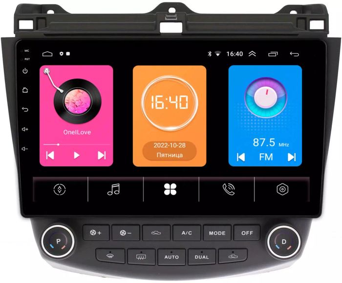 Магнитола для Honda Accord 7 2003-2008 -  GT10-1073 на Android 10, 2Гб-16Гб