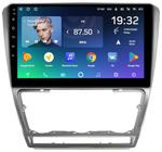 Магнитола для Skoda Octavia A5 2004-2013 (рамка серебро) - Teyes CC2 PLUS монитор 10.1" QLED, Android 10, Быстрая, SIM-слот
