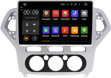 Магнитола для Ford Mondeo 4 2007-2010 - AIROC 2K RX-1708 Android 13, QLed+2K,  ТОП процессор, 8/128, CarPlay, SIM-слот