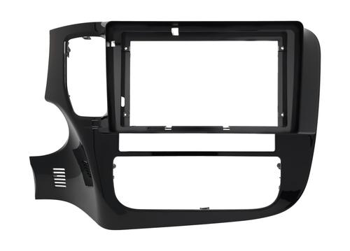 Комплект рамки с разъёмами 9"+can Mitsubishi Outlander 3 2012-2023 овальный климат