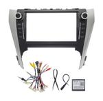 Комплект рамки с разъёмами 9" Toyota Camry 50 2011-2014 (овал) с кнопками