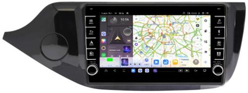 Магнитола для KIA Ceed 2 (JD) 2012-2018 (рамка глянцевая) - Kuberg EW-1781 (кнопки и крутилки) Android 13, TS20, 6+128Гб, CarPlay, 4G SIM-слот