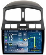 Магнитола для Hyundai Santa Fe 1 2000-2013 - Teyes CC4-PRO монитор 9.5" 2K QLED на Android 13, Snapdragon 778G, ИИ, CarPlay, DSP, 4G SIM-слот