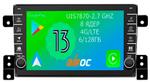 Магнитола для Suzuki Grand Vitara 2005-2016 - Airoc AB-3503 (кнопки и крутилки), Android 13, Быстрая, SIM-слот, CarPlay