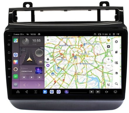 Магнитола для VW Touareg 2010-2018 (RCD550, поддержка подогревов) - Kuberg OL-9107 QLed, Android 13, TS20, CarPlay, SIM-слот