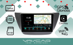 Магнитола для Mitsubishi Lancer 9 (CS), Lancer Cedia, Evolution (CT) - Vaycar VA47-5037-2K на Android 13, 8-ядер, 2K QLED, ТОП процессор, CarPlay, 4G SIM-слот