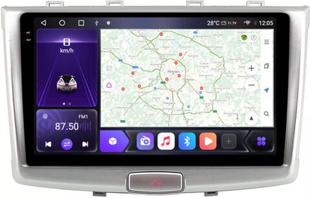 Магнитола для Haval H6 2016+ - Kuberg OL-1801 QLed+2K, Android 12, TS10,  CarPlay, 4G SIM-слот