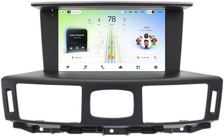 Магнитола для Infiniti Q70 M25 M37 2009-2016 - Teyes CC4L монитор 9" IPS на Android 14, Snapdragon 662, CarPlay, 4G SIM-слот