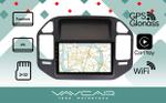 Магнитола для Mitsubishi Pajero 3, Montero 3 1999-2006 (рамка черная) - Vaycar VA47-1019 на Android 13, 4G SIM-слот