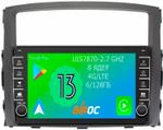 Магнитола для Mitsubishi Pajero 4 2006-2022 - Airoc AB-2603 (кнопки и крутилки), Android 13, Быстрая, SIM-слот, CarPlay