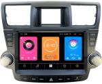 Магнитола для Toyota Highlander 2 2007-2013 XU40 - GT10-1180 на Android 10, (кнопки + крутилки)