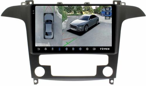 Магнитола для Ford S-Max, Galaxy 2 2006-2015 (климат) - Teyes CC3-2K-360 на Android 10, 2K QLED, 6Гб+128Гб, CarPlay, 4G SIM-слот, 4 камеры в комплекте