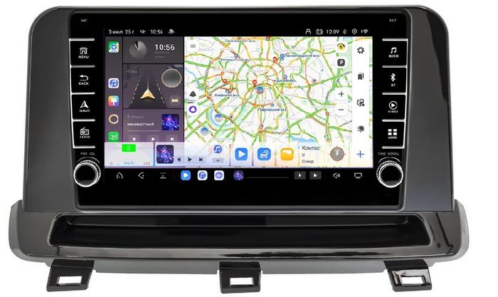 Магнитола для Nissan Rogue T33, X-Trail T33 2020+ - Kuberg SF-1670-A (кнопки и крутилки) Android 13, TS20, 6+128Гб, CarPlay, 4G SIM-слот