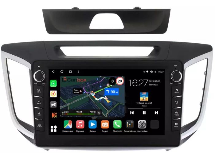 Магнитола для Hyundai Creta 2016-2021 - Canbox 1028 Android 10, ТОП процессор, CarPlay, 4G SIM-слот