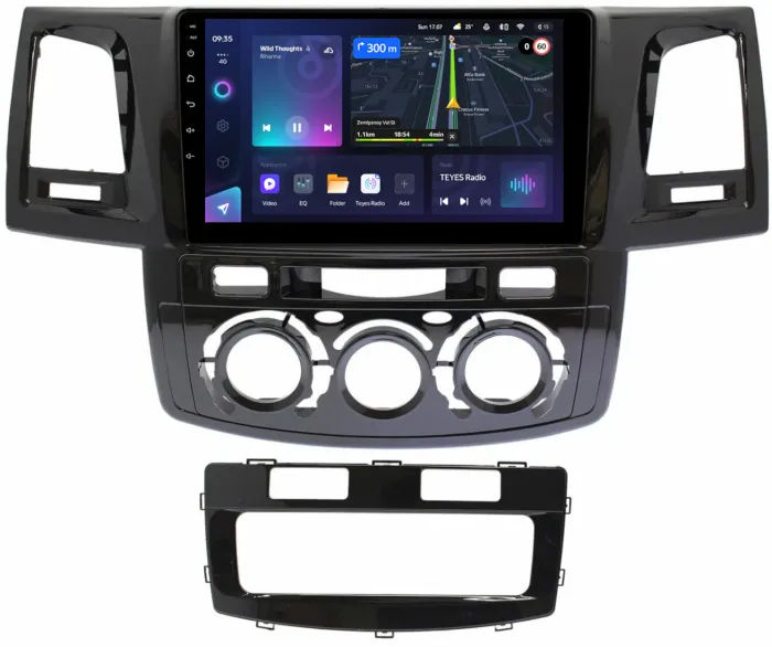 Магнитола для Toyota HiLux 7 2011-2015 - Teyes CC3L на Android 10, CarPlay, 4G SIM-слот