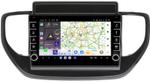 Магнитола для Hyundai Solaris 2 2020-2022 (штатная навигация) - Kuberg OL-9714 (кнопки и крутилки) Android 13, Быстрая, CarPlay, 4G SIM-слот