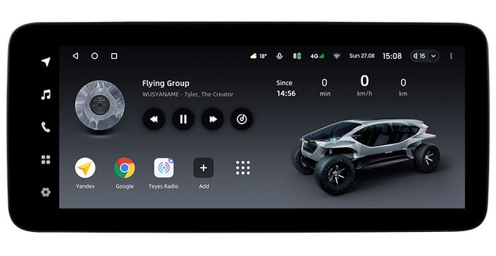 Магнитола для BMW X5 E70, X6 E71 2006-2009 CCC - Teyes LUX ONE ROUND монитор 12.3" 2K QLED на Android 10, CarPlay, 4G SIM-слот