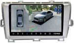 Магнитола для Toyota Prius 30 2009-2015 (правый руль) - Teyes CC3-2K-360 на Android 10, Быстрая, 2K QLED, CarPlay, 4G SIM-слот, 4 камеры в комплекте