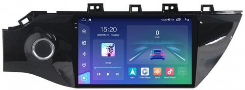 Магнитола для KIA Rio 4, Rio X-Line 2017-2020 (рамка под 9" с кнопкой) - Parafar PF105U2K на Android 13, Быстрая, QLED+2K, CarPlay, 4G SIM-слот